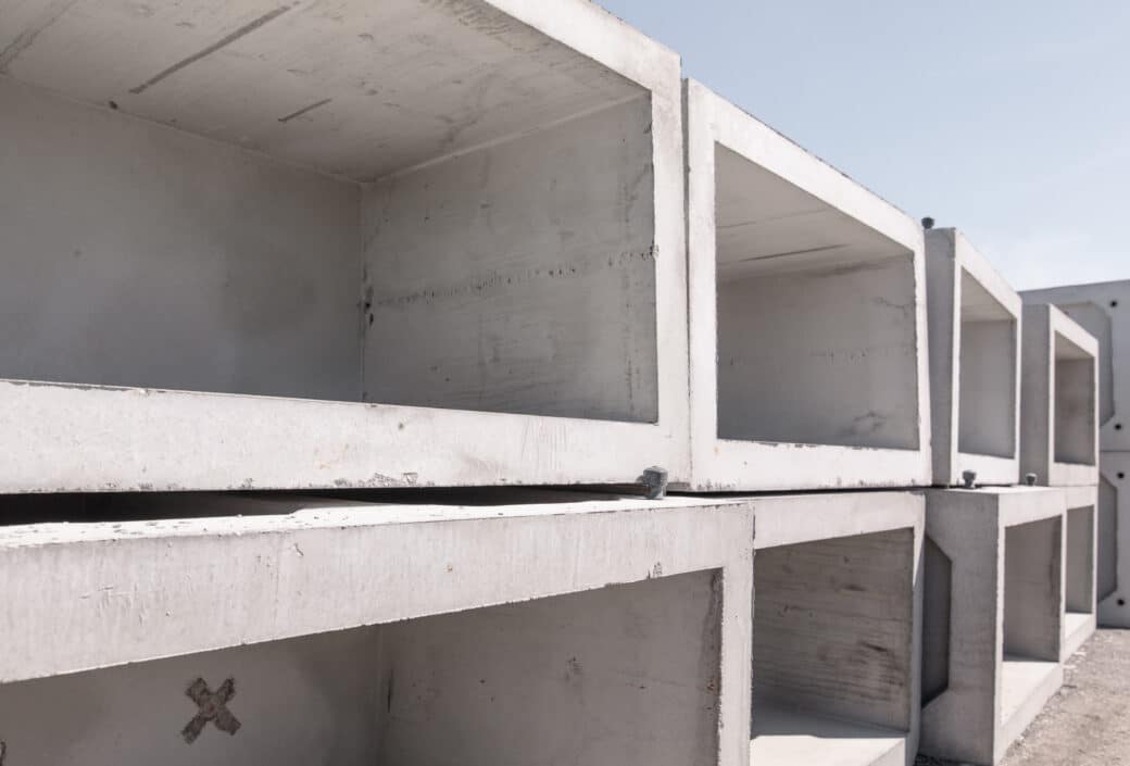 stacks of box culverts
