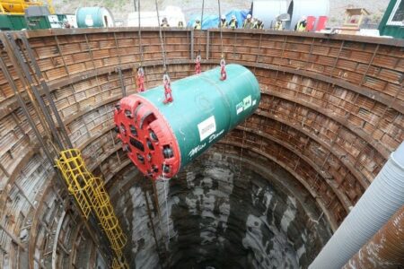 Gilboa lowering green pipe