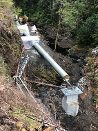 gunnuk creek top view of pipe