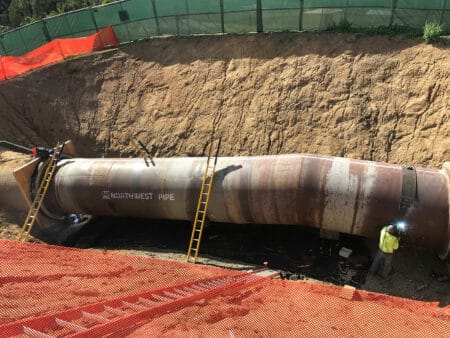 metro water district pipe section