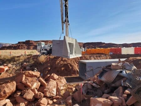 Box culvert install