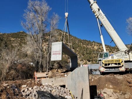 Dixie National Forest Bridge Installation