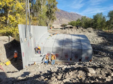 American Fork River Bridge Precast Concrete Infrastructure