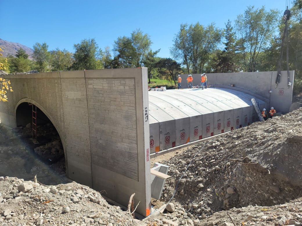 American Fork River Bridge Installation