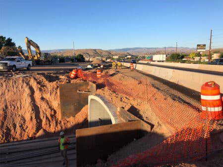 Dixie State University St. George Pedestrian Tunnel From Above