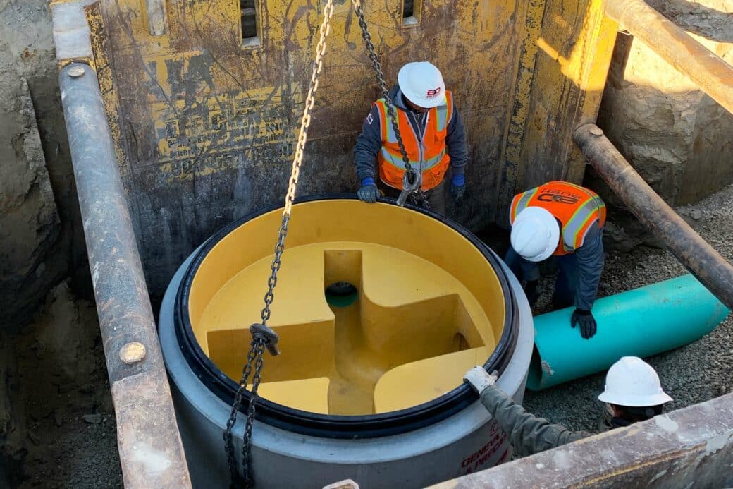 Perfect Lined Manhole Installation