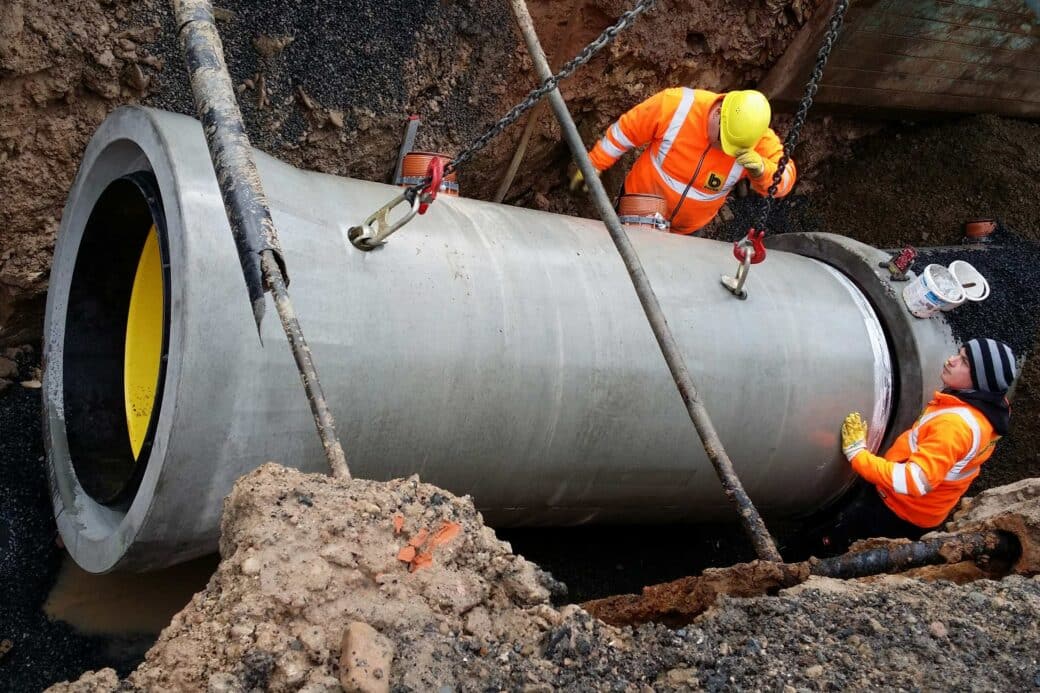 Perfect Pipe Open Trench Installation