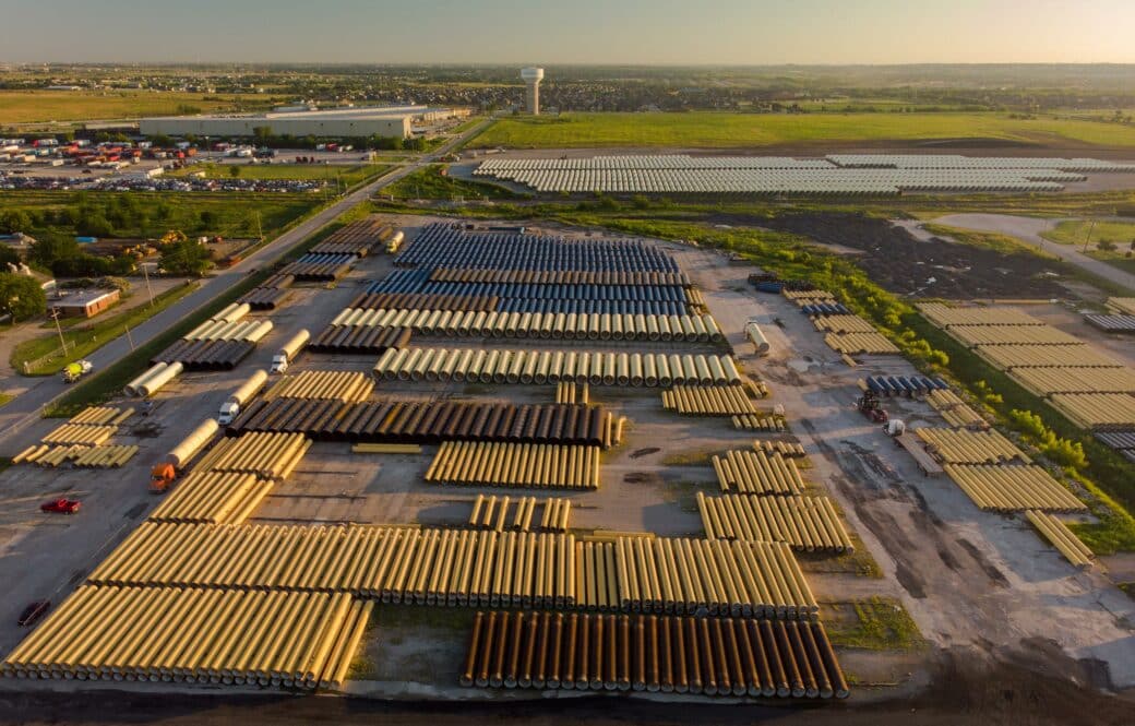 Sunset over Saginaw, TX Plant