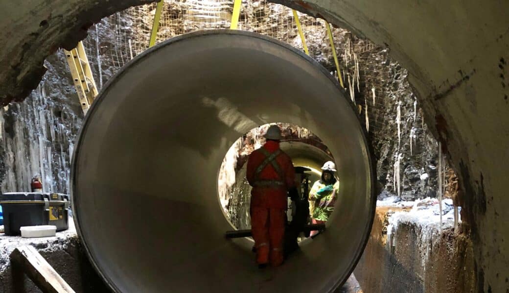 Toronto Water Slipline Tunnel with Engineered Steel Pipe