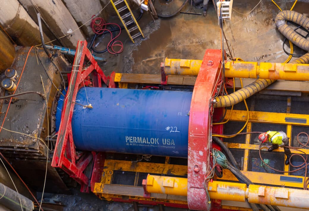 Permalok Steel Casing Pipe Trenchless Installation